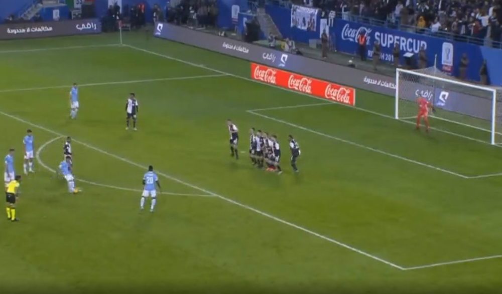 A Lazio meglőtte a világ legtökéletesebb szabadrúgását – VIDEÓ