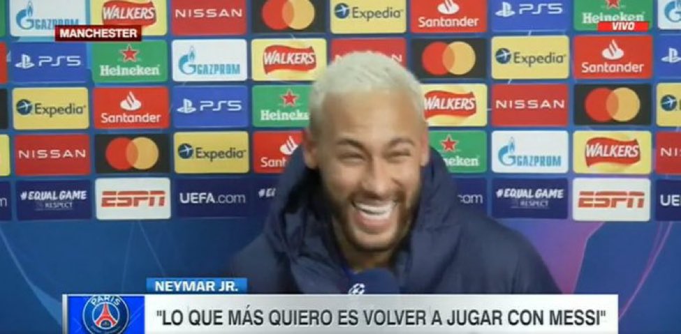 Neymar a hivatalos sajtótájékoztatón gyakorlatilag bejelentette, hogy visszatér Barcelonába?